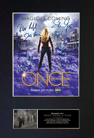Once Upon a Time Quality Autograph Mounted Signed Photo RePrint Poster 745
