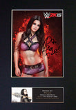 PAIGE WWE Quality Autograph Mounted Photo Repro Print A4 582