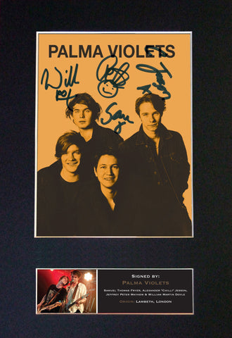 PALMA VIOLETS Signed Autograph Mounted Photo Repro A4 Print 471