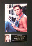 PATRICK SWAYZE Mounted Signed Photo Reproduction Autograph Print A4 4