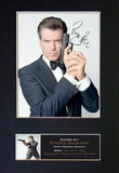 PIERCE BROSNAN Mounted Signed Photo Reproduction Autograph Print A4 275