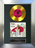 #158 Pink - Beautiful Trauma GOLD DISC Album Signed Autograph Mounted Repro