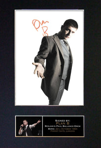 PLAN B Mounted Signed Photo Reproduction Autograph Print A4 97