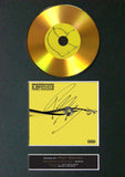 #194 Post Malone - Beerbugs & Bentleys GOLD DISC Album Signed Autograph Mounted Repro