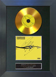 #194 Post Malone - Beerbugs & Bentleys GOLD DISC Album Signed Autograph Mounted Repro