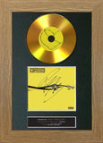 #194 Post Malone - Beerbugs & Bentleys GOLD DISC Album Signed Autograph Mounted Repro