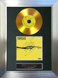 #194 Post Malone - Beerbugs & Bentleys GOLD DISC Album Signed Autograph Mounted Repro