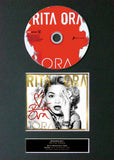 RITA ORA Ora Album Signed CD COVER MOUNTED A4 Autograph Print 21