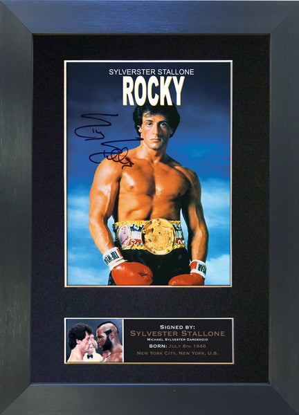 Rocky Signed Autograph Quality Mounted Photo Repro A4 Print 104