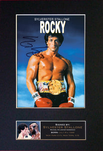 Rocky Signed Autograph Quality Mounted Photo Repro A4 Print 104