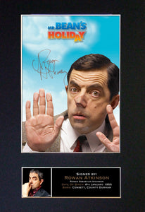 ROWAN ATKINSON Mounted Signed Photo Reproduction Autograph Print A4 179