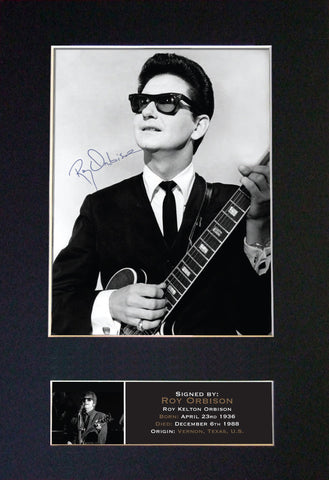 ROY ORBISON Quality Autograph Mounted Reproduction Signed Photo PRINT A4 378