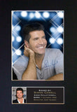 SIMON COWELL Mounted Signed Photo Reproduction Autograph Print A4 13