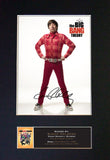 SIMON HELBERG Big Bang Mounted Signed Photo Reproduction Autograph Print A4 360