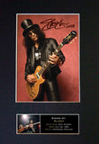 SLASH Mounted Signed Photo Reproduction Autograph Print A4 95