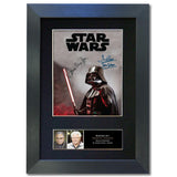 Star Wars Darth Vader Dave Prowse & James Earl Jones Signed Autograph Print 838