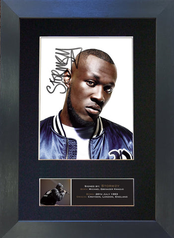 STORMZY Quality Autograph Mounted Signed Photo Reproduction Print A4 692