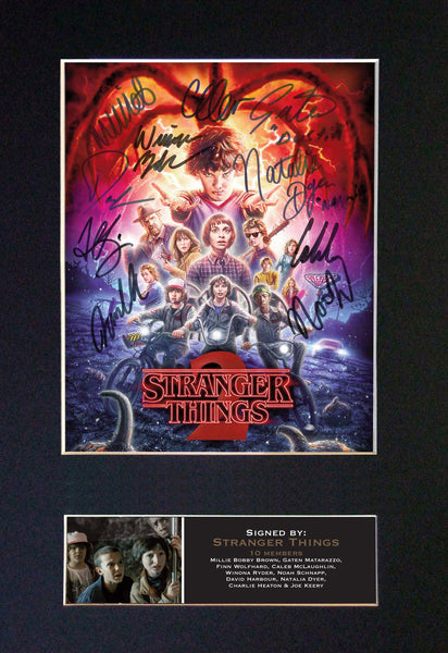 STRANGER THINGS Quality Autograph Mounted Signed Photo RePrint Poster A4/A3 #743