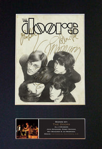 THE DOORS #2 (RARE) Quality Autograph Mounted Signed Photo Repro Print A4 694