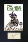 GREAT ESCAPE Steve McQueen Autograph Mounted Signed Photo Repro Print A4 703
