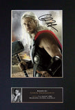 THOR Chris Hemsworth Top Quality Signed Mounted Autograph Photo Print (A4) No586