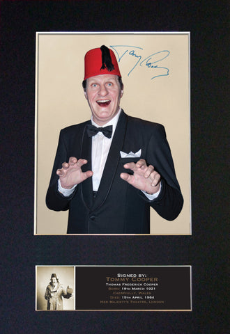 TOMMY COOPER Quality Autograph Mounted Reproduction Signed Photo PRINT A4 372
