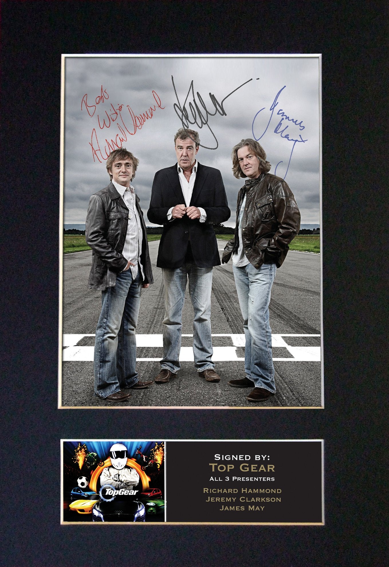 top gear art gallery The Stig- Top Gear Signed Autograph Quality Mounted Photo Repro A4 Pri – The Autograph Gallery