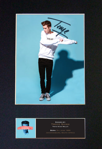 TROYE SIVAN Signed Autograph Mounted Photo Repro A4 Print 521