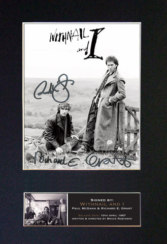 WITHNAIL and I (Rare) Autograph Mounted Signed Photo Repro Print A4 712