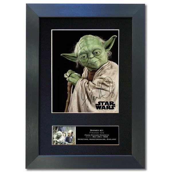 YODA Frank Oz Gift Signed A4 Printed Autograph Star Wars Gifts Photo Print 841
