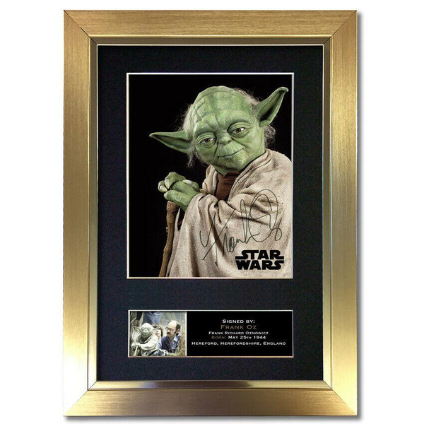 YODA Frank Oz Gift Signed A4 Printed Autograph Star Wars Gifts Photo Print 841