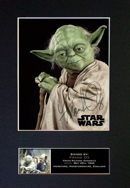 YODA Frank Oz Gift Signed A4 Printed Autograph Star Wars Gifts Photo Print 841
