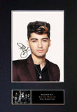 ZAYN MALIK Mounted Signed Photo Reproduction Autograph Print A4 317