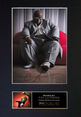 CEE LO GREEN Mounted Signed Photo Reproduction Autograph Print A4 159