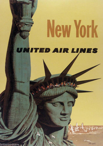 NEW YORK #2 VINTAGE RETRO TRAVEL Poster Nostalgic Home Print Wall Art Decor #60